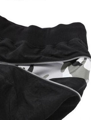 【roaringrad】ZIPPER SAGGING BERMUDA PANTS