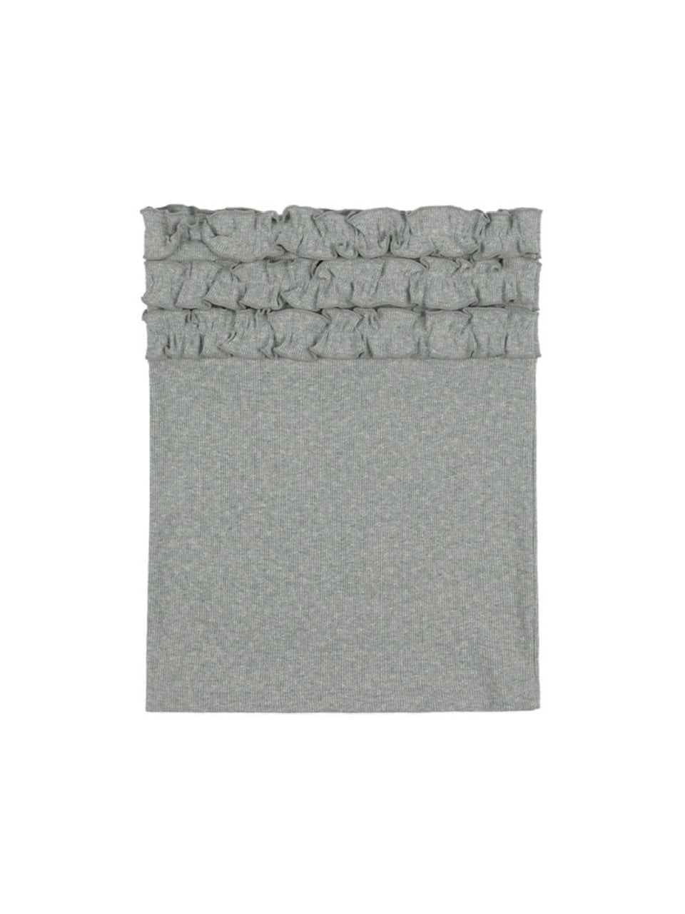 【FANCY CLUB】FLOWER FRILL TUBE TOP / 【ファンシークラブ】フラワーフリルチューブトップ