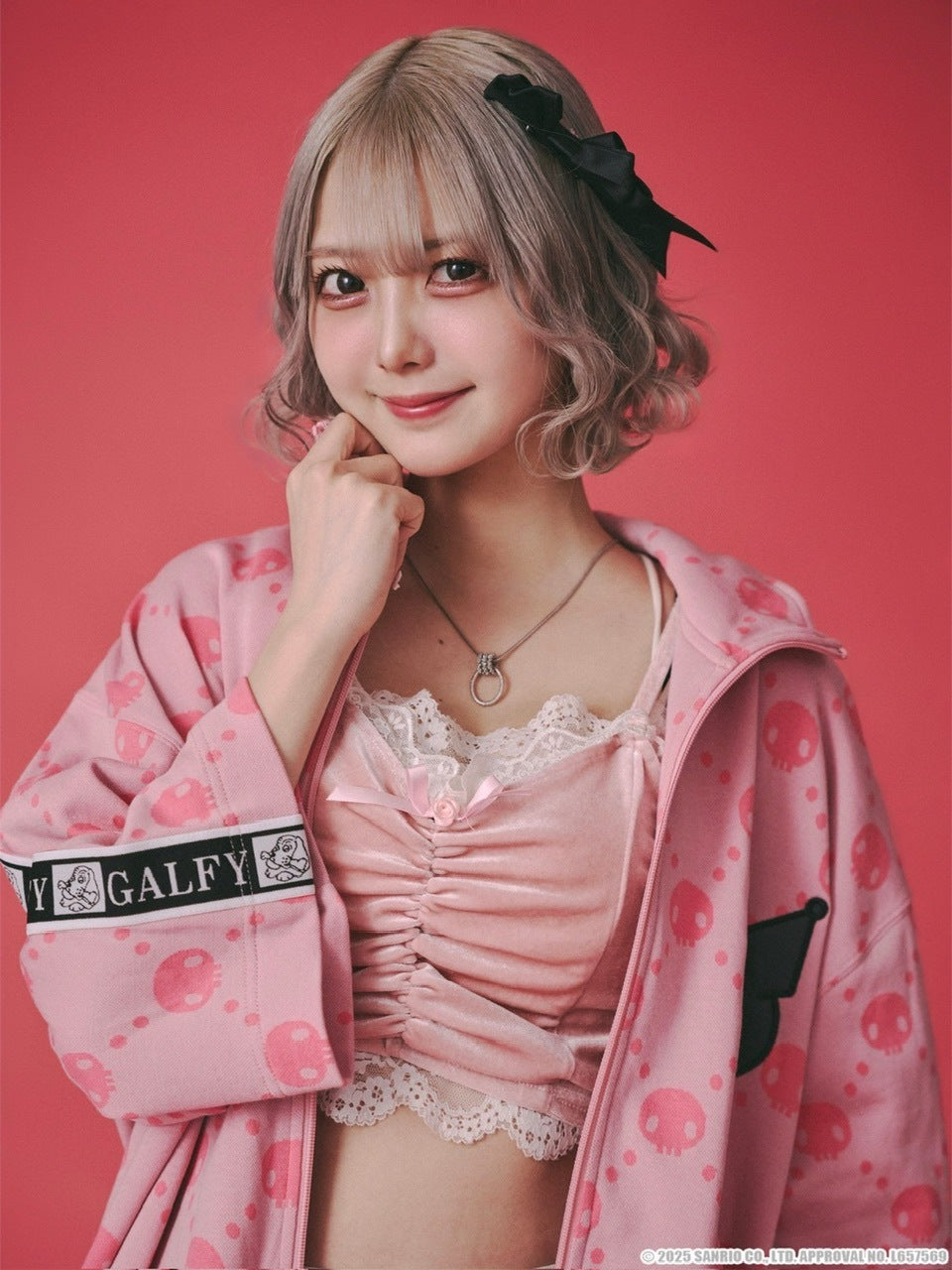 【GALFY×KUROMI】ドクロだらけ夏セットアップ