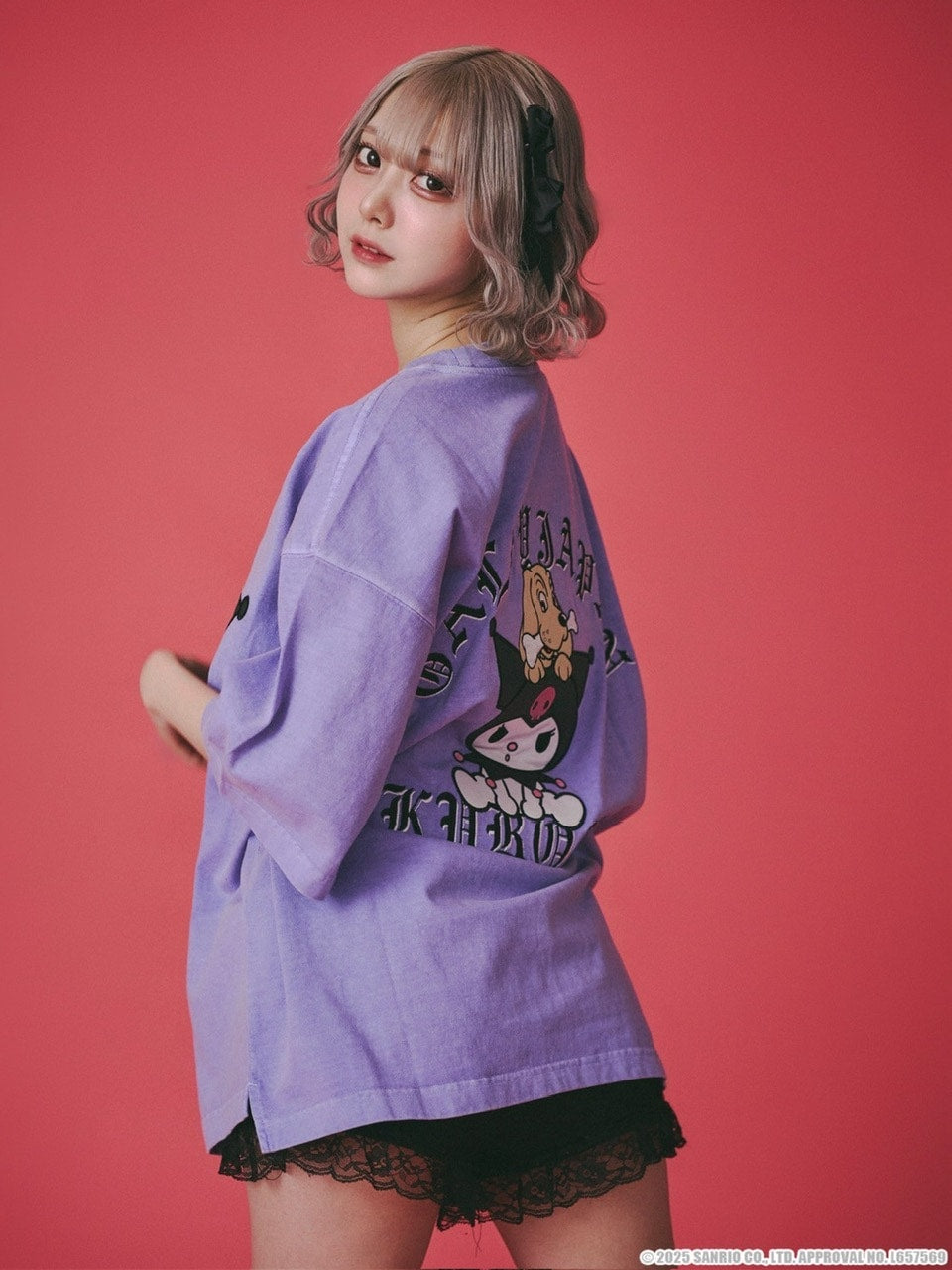 【GALFY×KUROMI】クロミちゃんとGALFYの半袖TEE