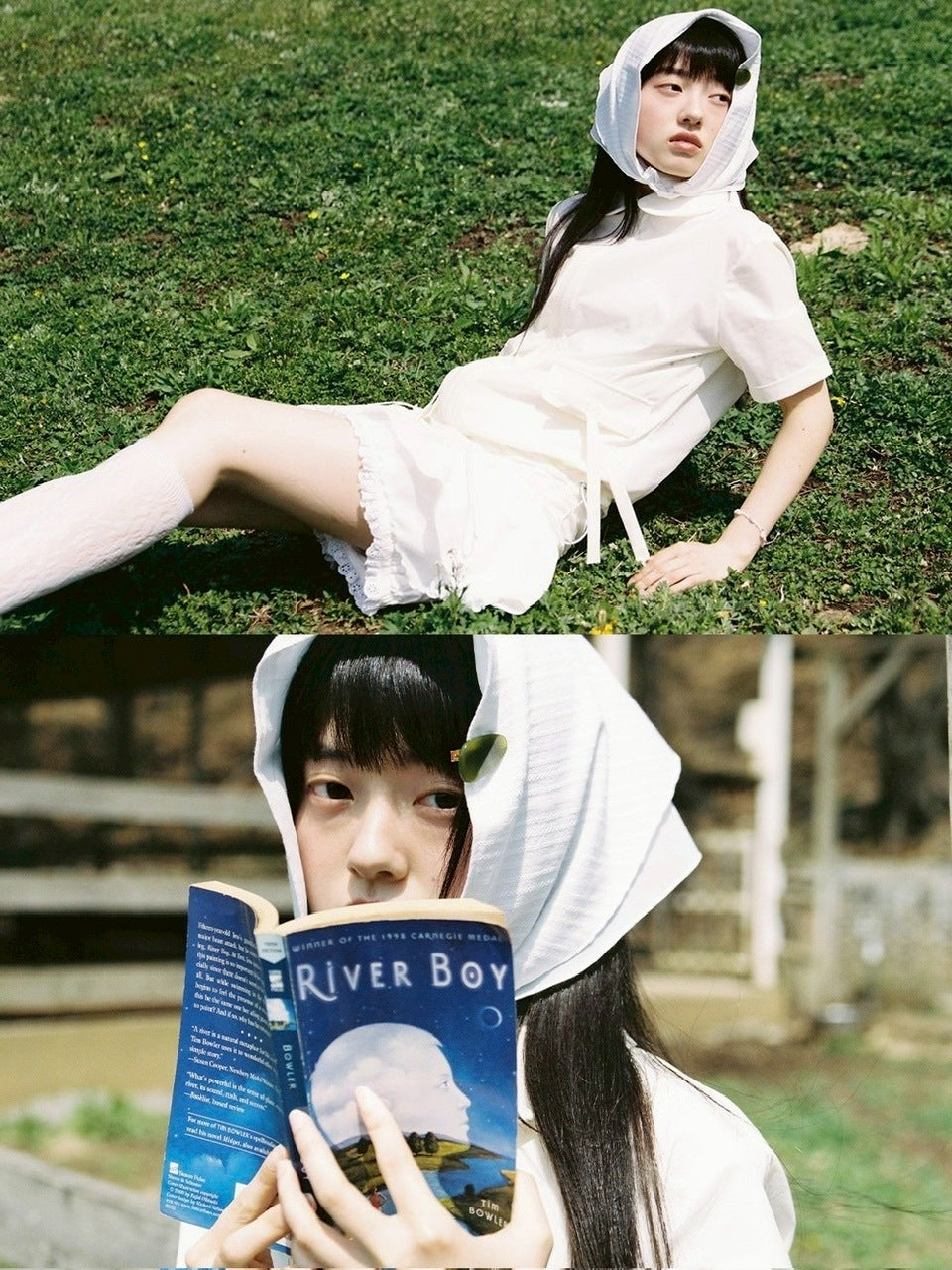 【TUOMIO】ROUND COLLAR NYLON ZIP-UP / 【トゥオミオ】ラウンドカラーナイロン半袖シャツジャケット