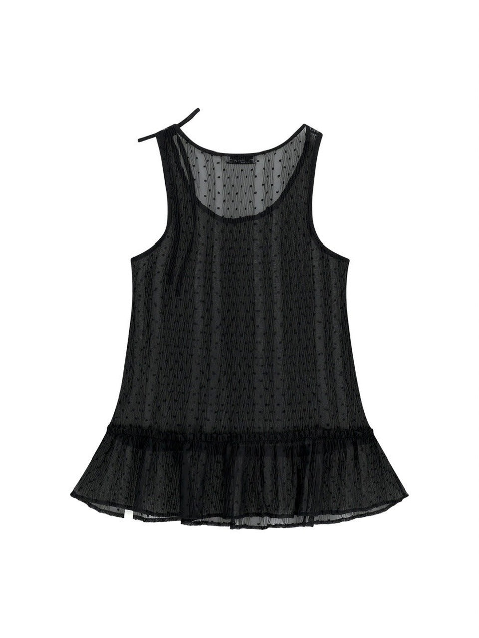 【TUOMIO】FRILL LAYERED DOT DRESS / 【トゥオミオ】フリルレイヤードドットワンピース