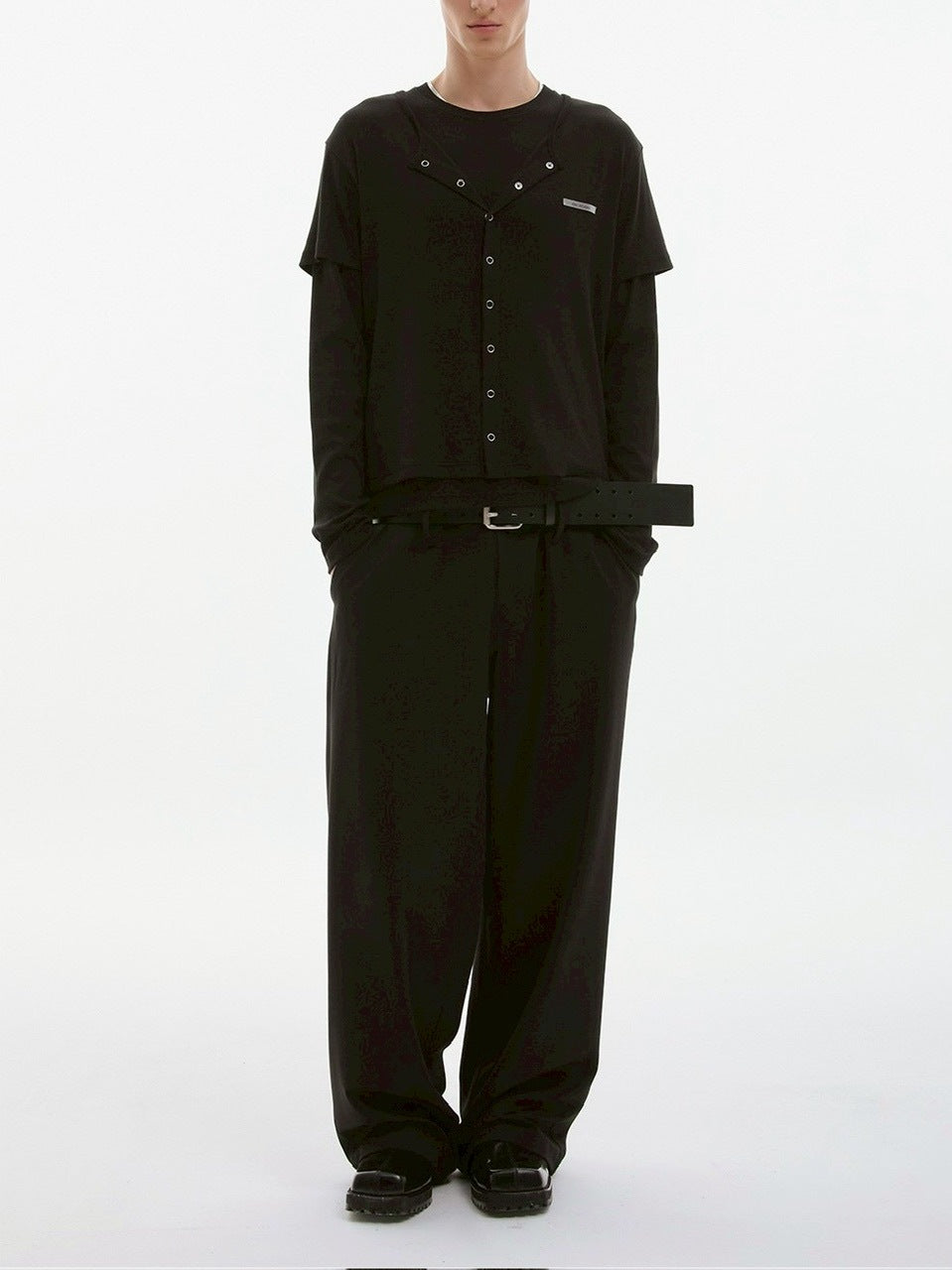 【ESC STUDIO】soft double t-shirt/ 【イーエスシーステュディオ】ソフトダブル長袖Tシャツ