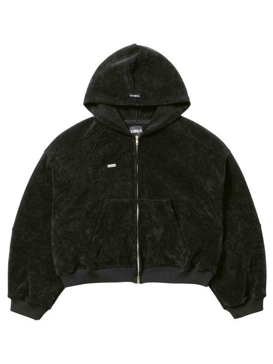 【AJOBYAJO】Corduroy Short Zip-Up Hoodie / 【アジョバイアジョ】コーデュロイショートジップアップパーカー