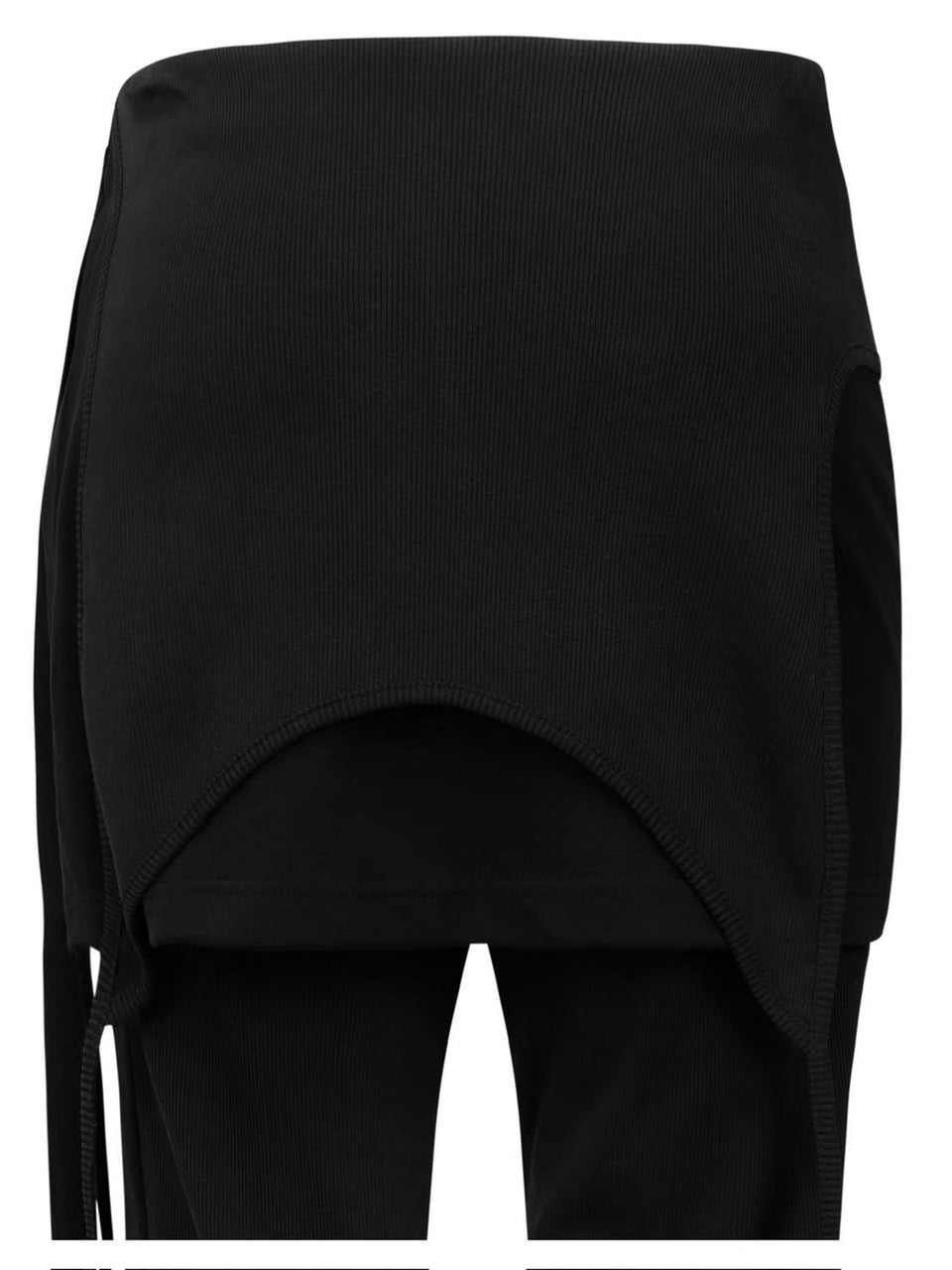 【NACHE】MIXED LAYERED SKIRT PANTS