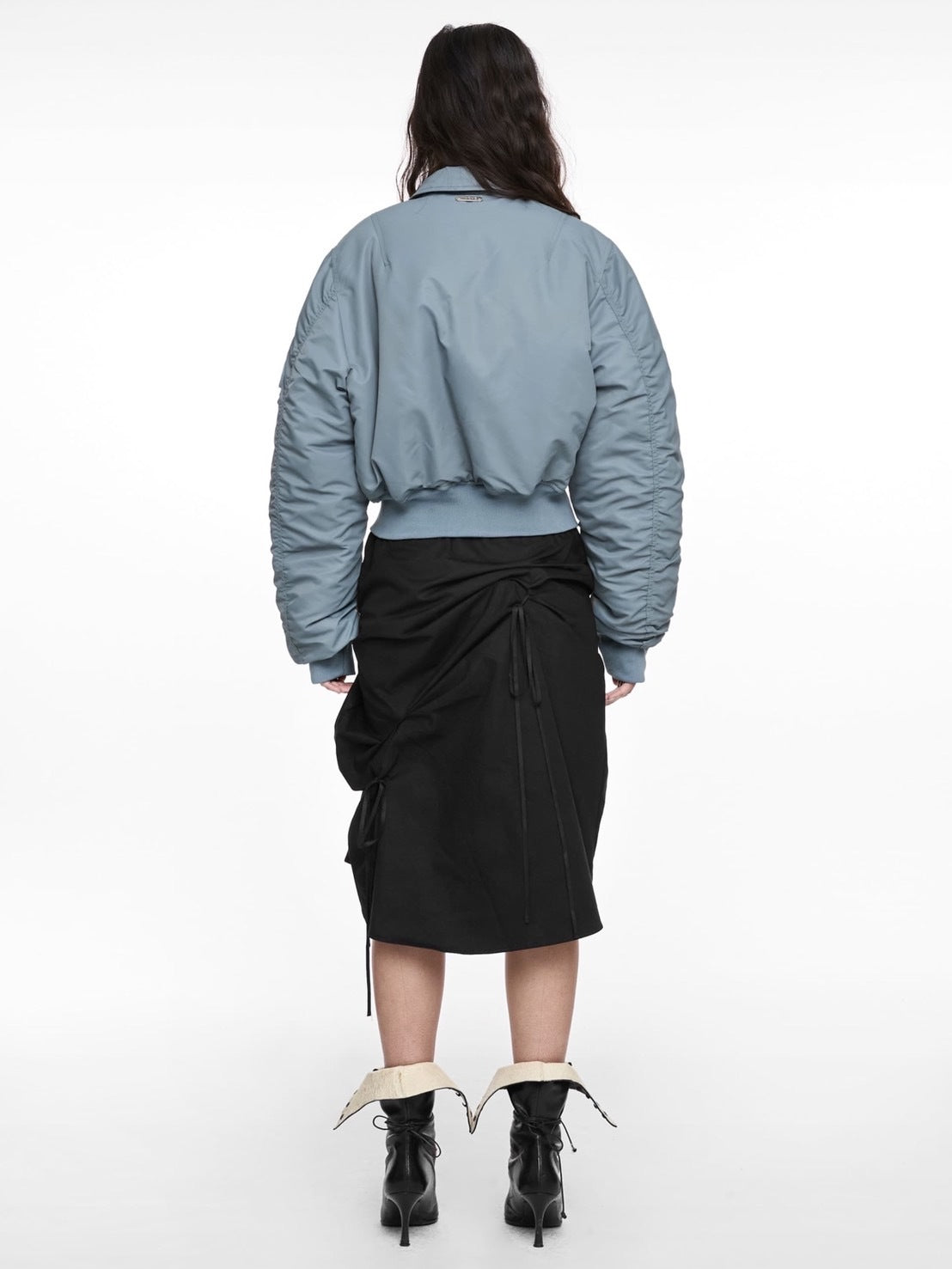 【NACHE】CROPPED BOMBER JACKET (UNISEX)
