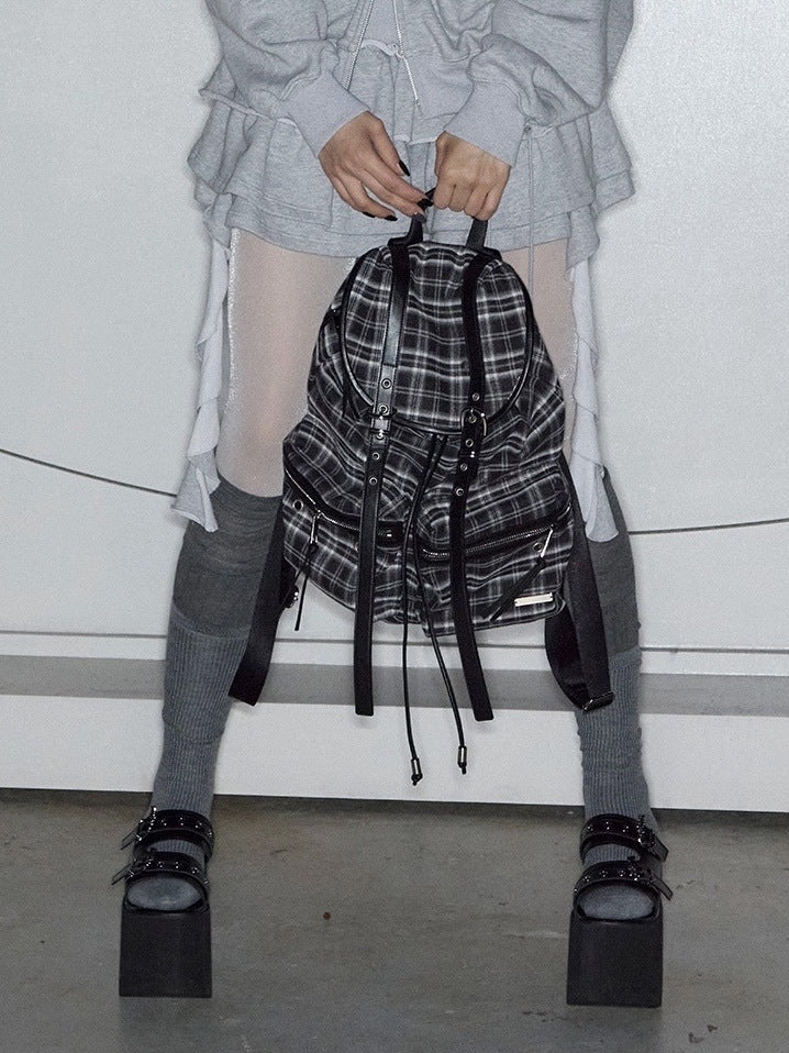 【NOT KNOWING】Double Belted Moto Backpack / 【ノットノーイング】ダブルベルトモトバックパック