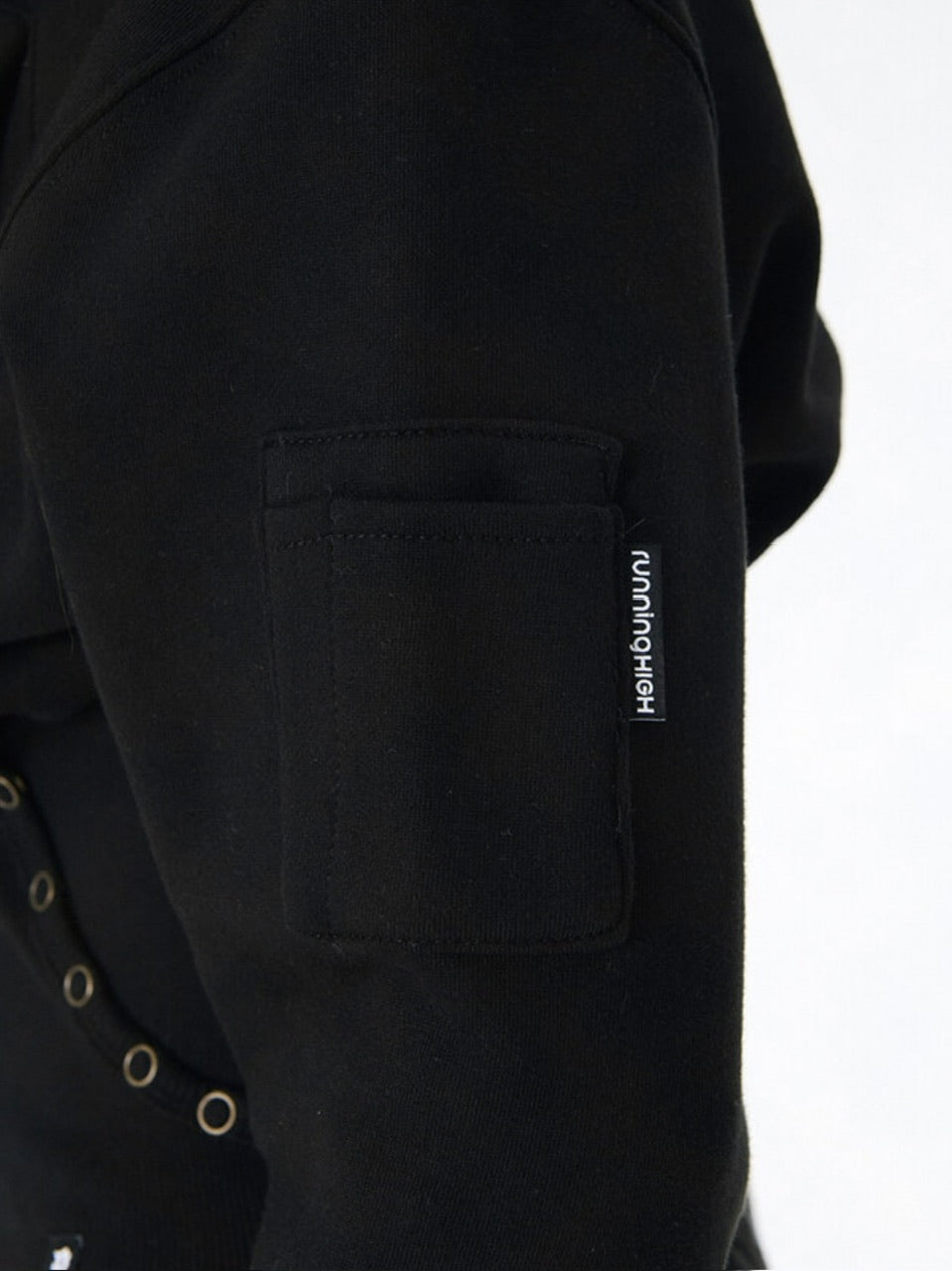 【runningHIGH】FUR ZIP UP HOODIE / 【ランニングハイ】ファージップアップパーカー