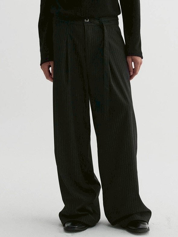 【DNSR】Cinched Stripe Slacks