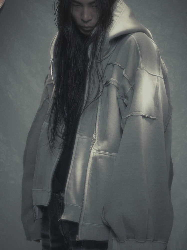 【SURGERY】surgery remake pigment hood jacket / 【サージェリー】サージェリー リメイク ピグメント フード ジャケット