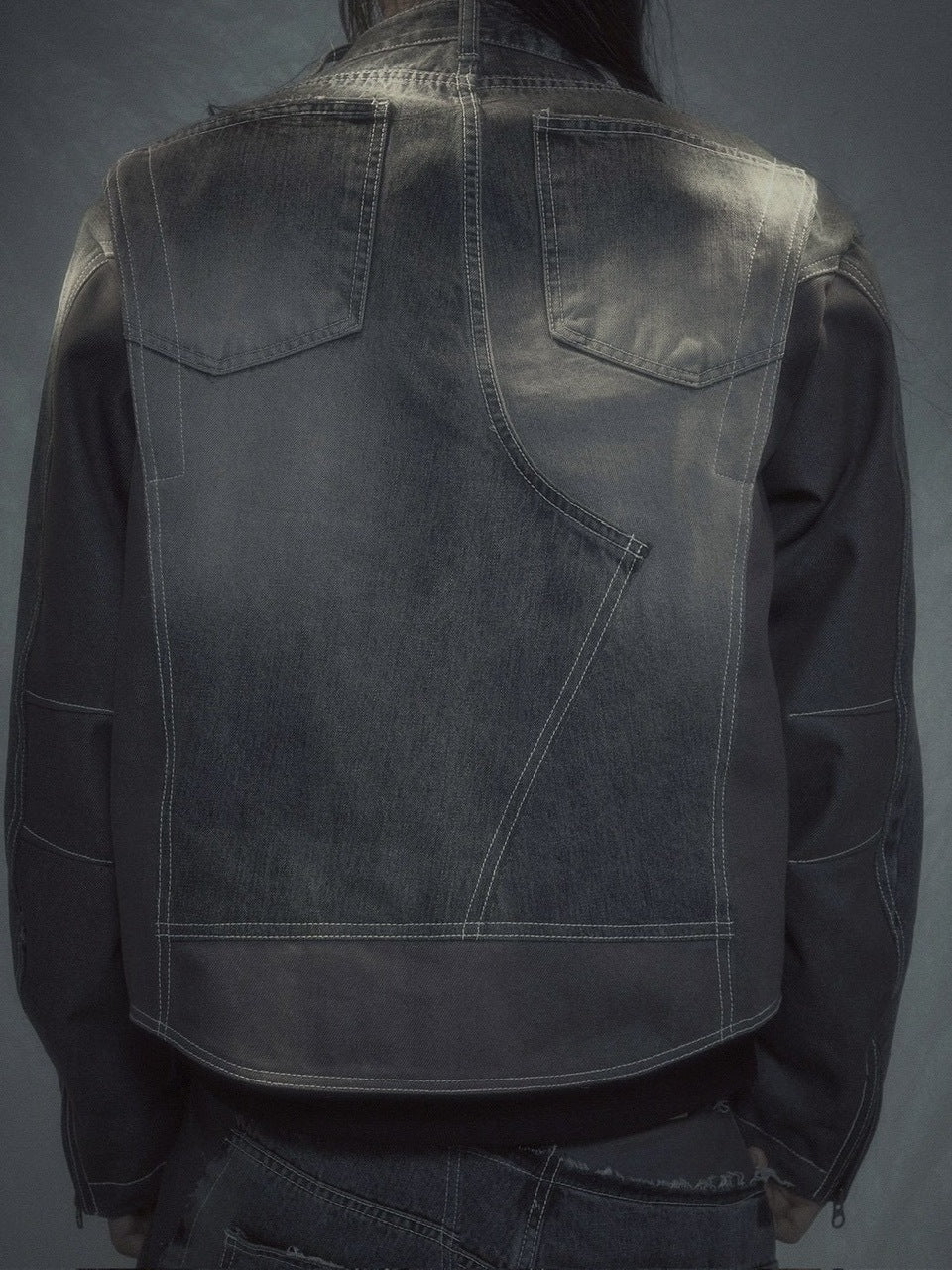 【SURGERY】surgery denim biker jacket / 【サージェリー】サージェリー デニム バイカー ジャケット