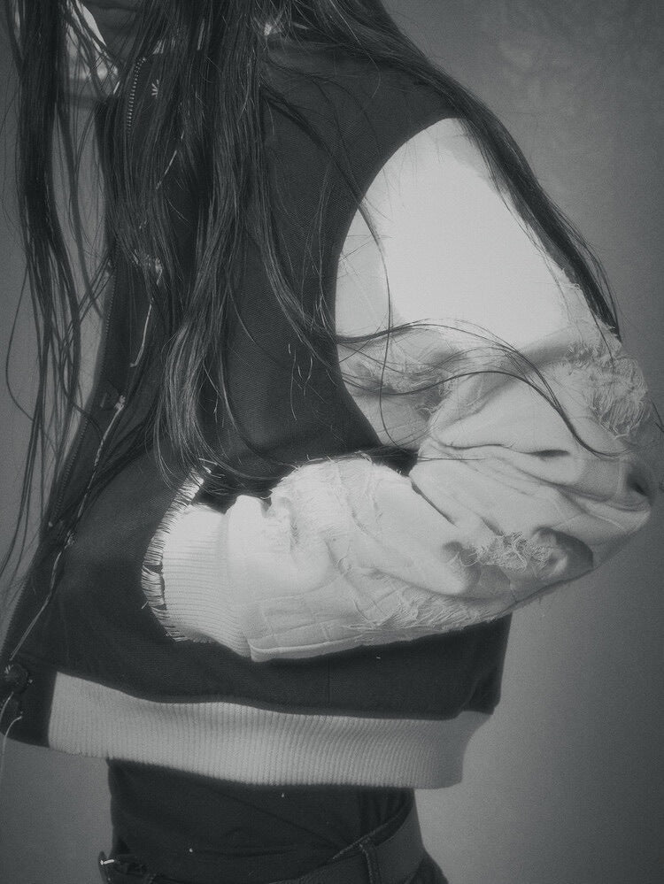 【SURGERY】surgery Scarline varsity jacket