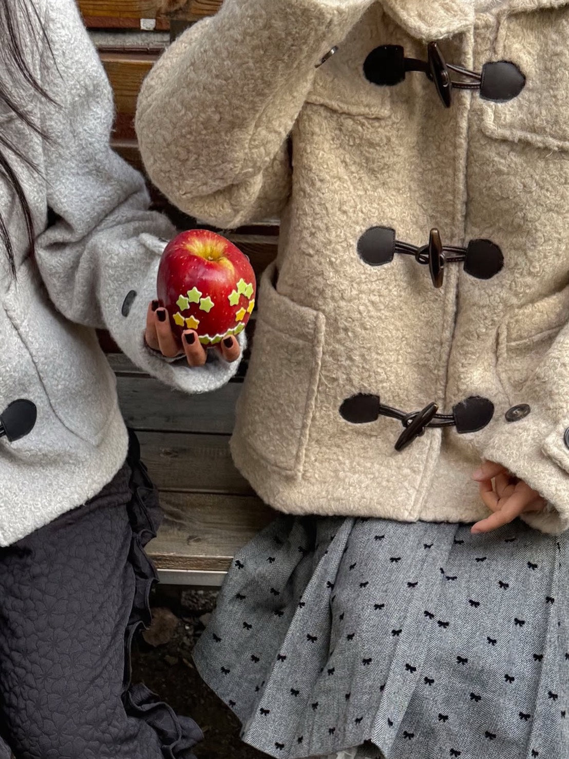 12/21 20:00 発売【Uglyshadow】CURLY DUFFLE COAT