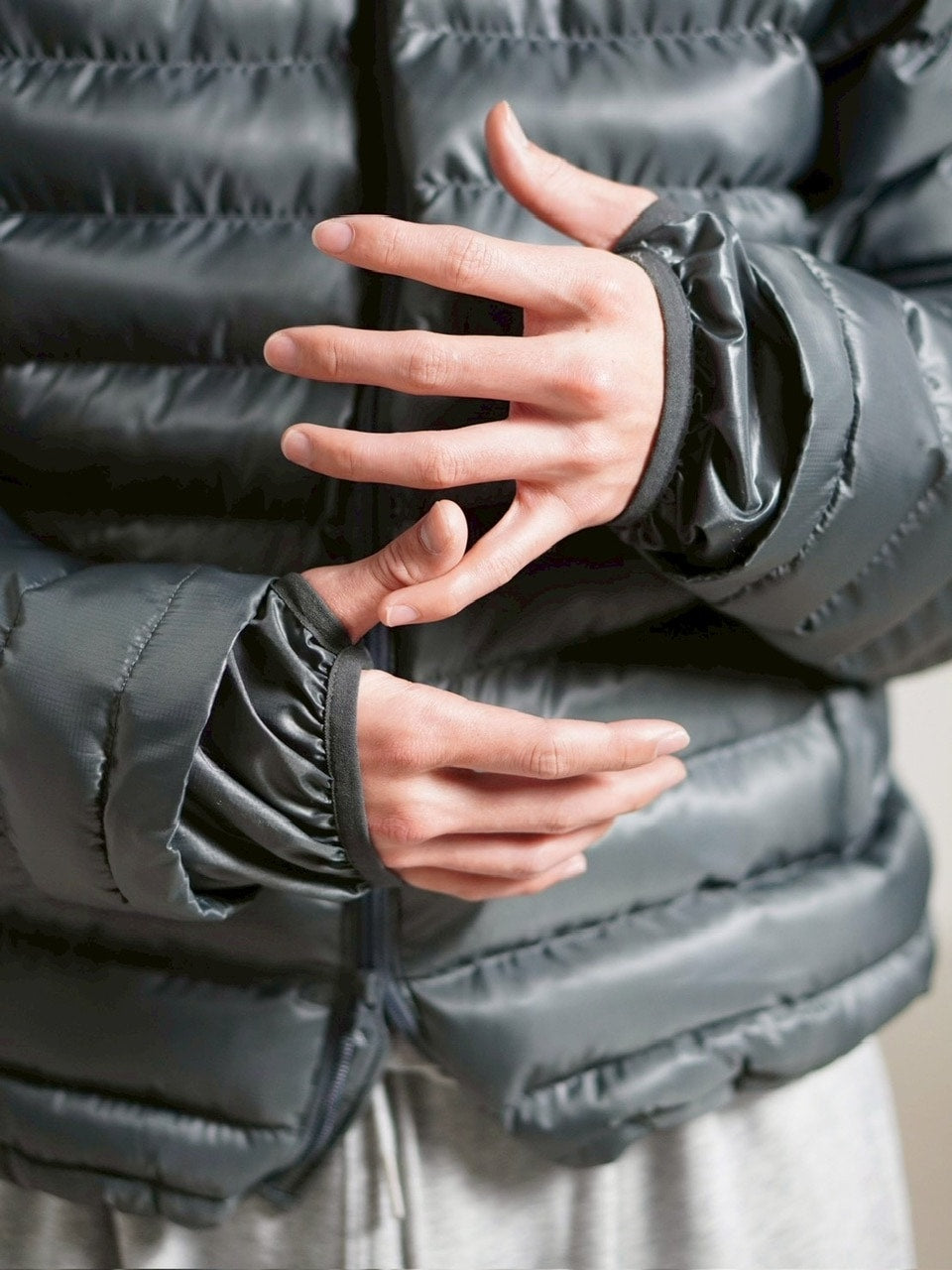 受注制【Chikashitsu +】5 zip puffer jacket / 【チカシツプラス】ファイブジップパファージャケット (4color)