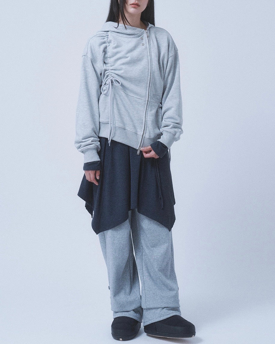【TUOMIO】BOAT NECK JERSEY DRESS