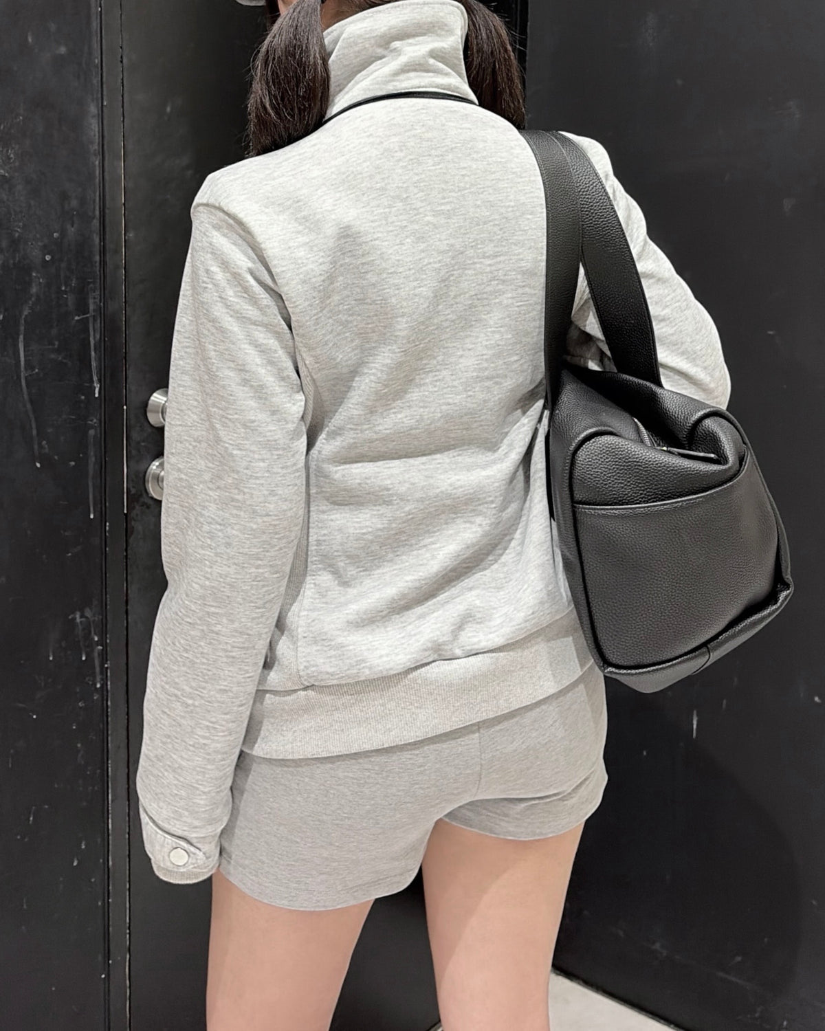 受注制【nmtc+】High neck cargo pocket zip jacket