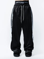 【F.V.V.O】Wild Spirit Embroidered Wolf Pants
