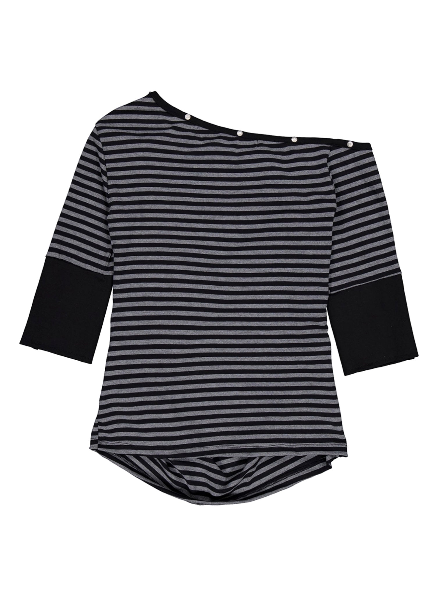 【NOT KNOWING】One Shoulder Cowl Neck Top