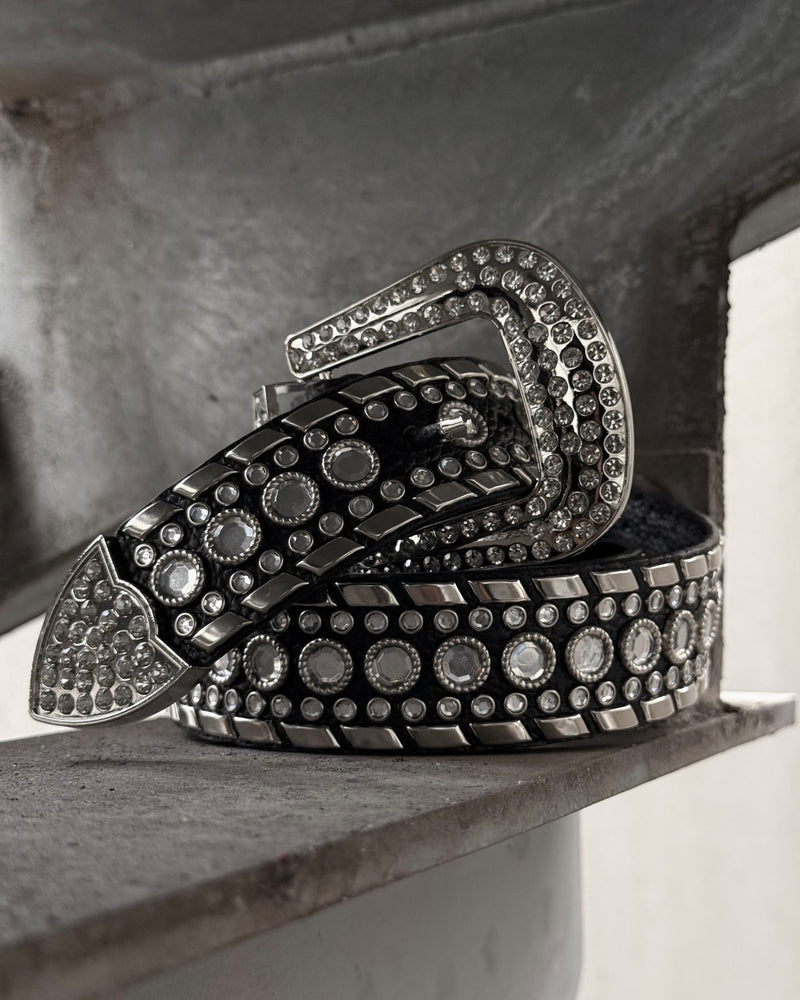 【Never mind the XU】RHINESTONE STUDDED BELT
