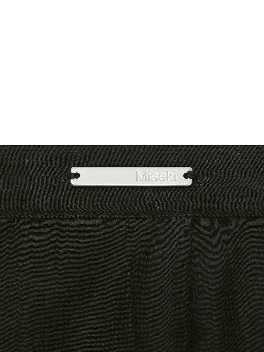 【Miseki seoul】Button layered wrap skirt