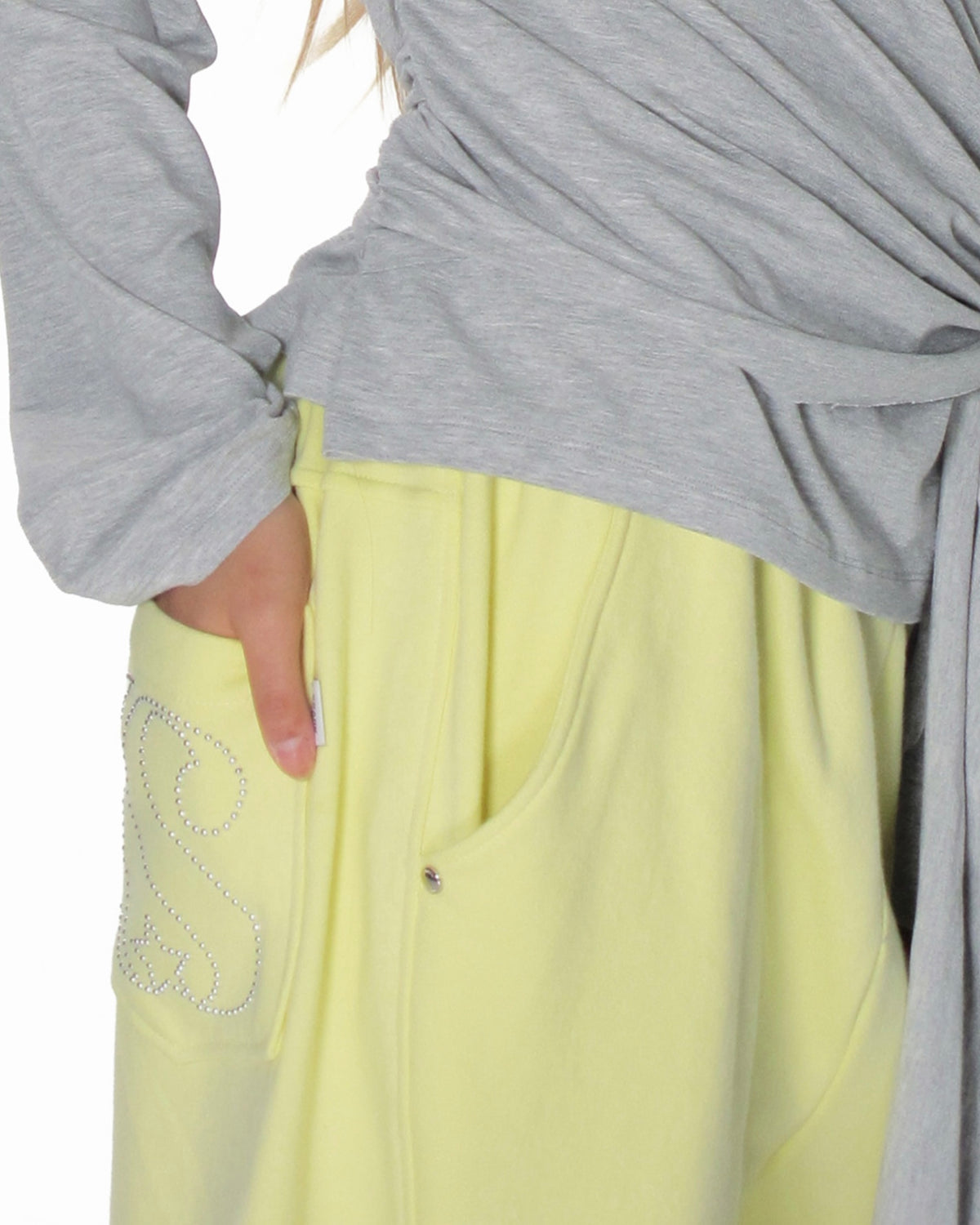 【CRANK】CURVED RIVET JOGGER PANTS