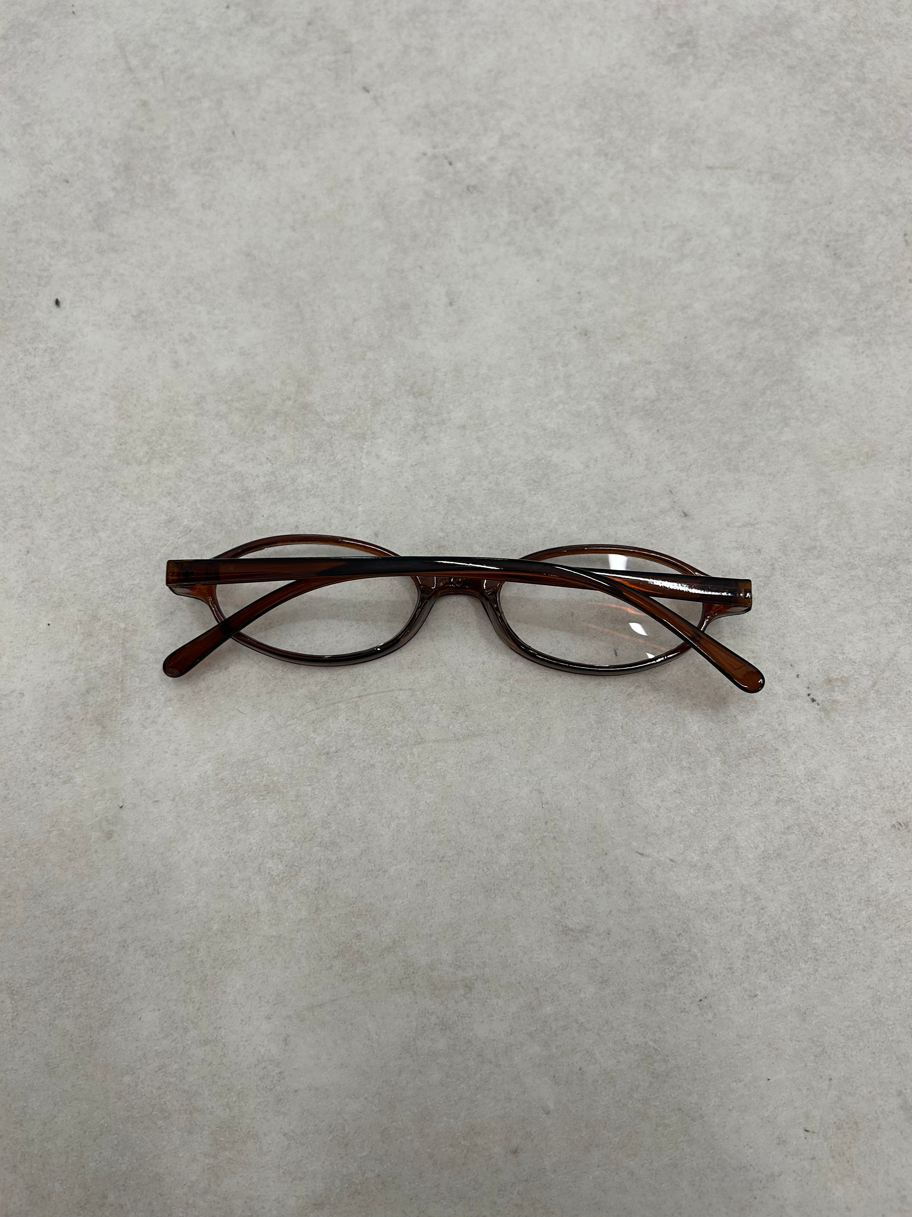 5/29 20:00発売 国際配送【Nerd out XU】color oval retro glasses (3color)