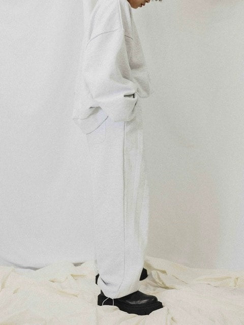 【Chikashitsu + ORIGINAL】loose logo sweat pants (3color)