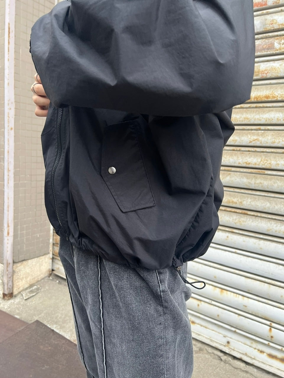 受注制【Chikashitsu +】nylon blouson (4color)