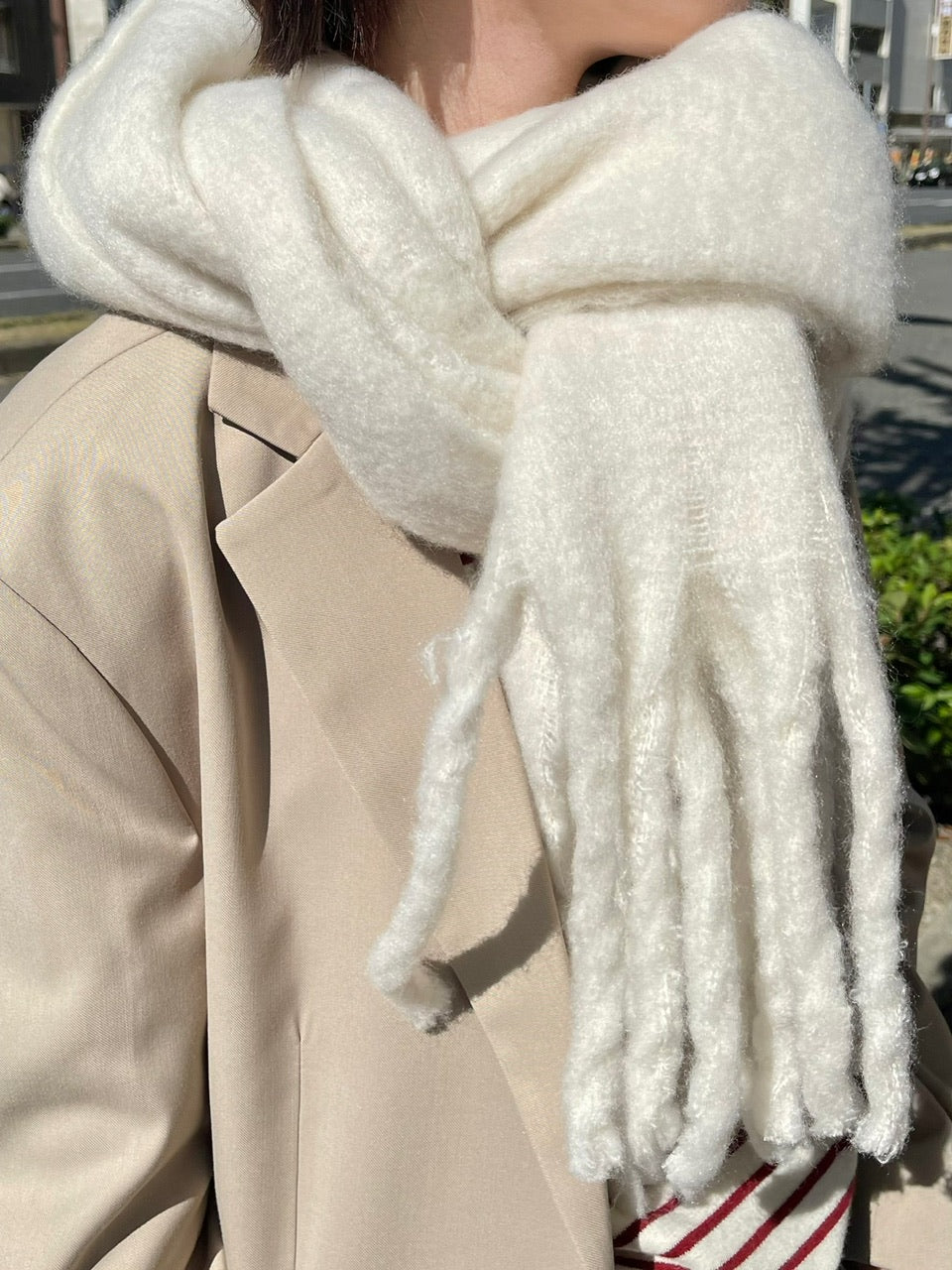 受注制【Chikashitsu +】volume color muffler (6color)