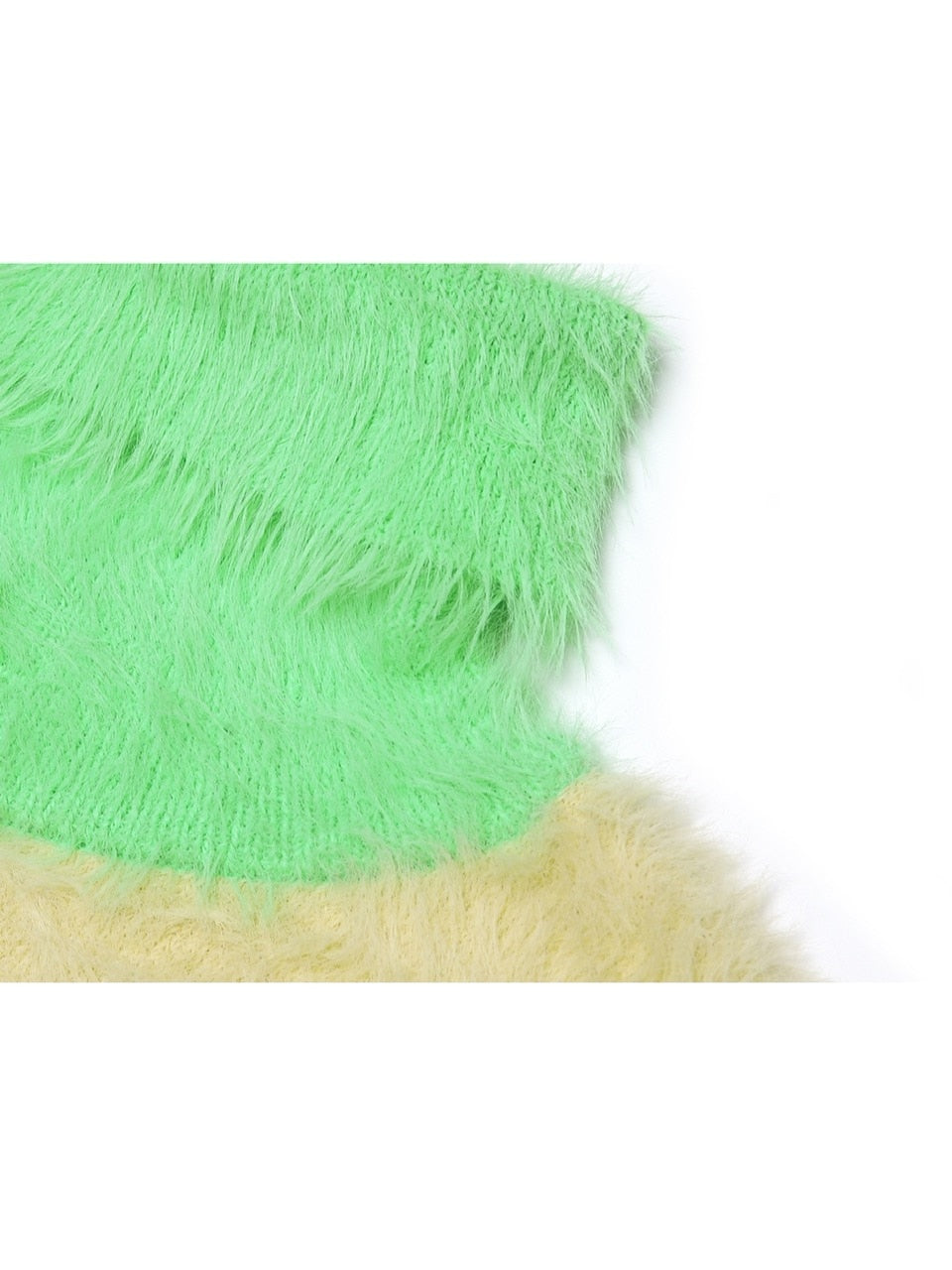 【YOUTHBATH】High-Neck Knit Top Set-up