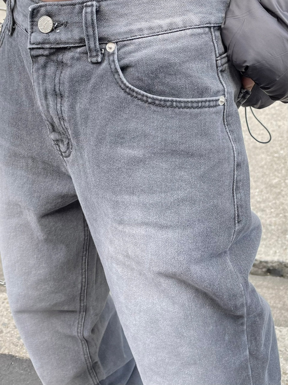 【Chikashitsu +】vintage wash denim pants (2color) / 【チカシツプラス】ヴィンテージウォッシュデニムパンツ