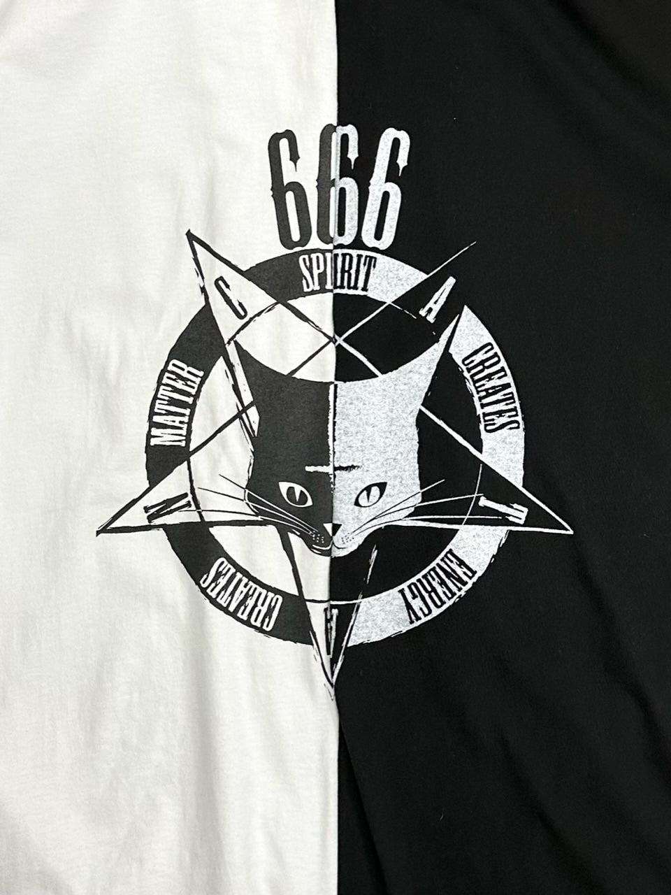 大阪店WEB限定【Chikashitsu +】oversized cats t-shirt (2color)