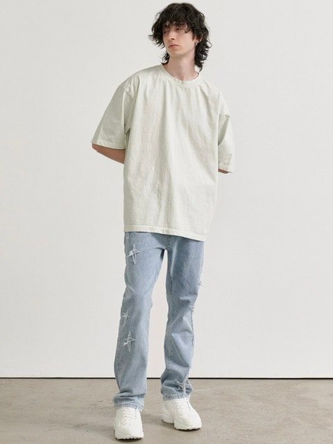 【RE:ON STUDIO】REON BACK LOGO PIGMENT T-SHIRT