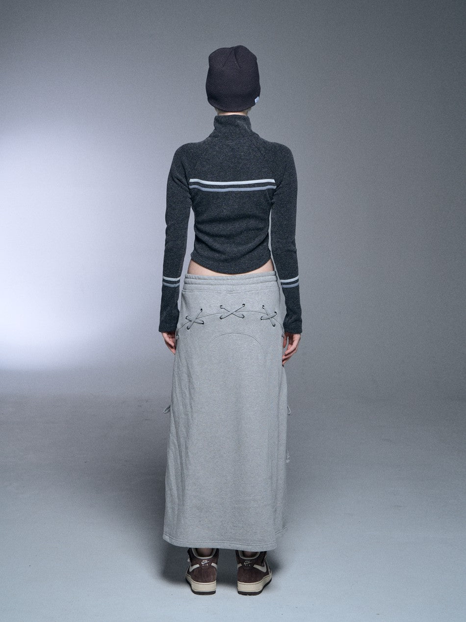 【SETUP‐EXE】RAGLAN HIGH NECK TWO-WAY ZIPUP