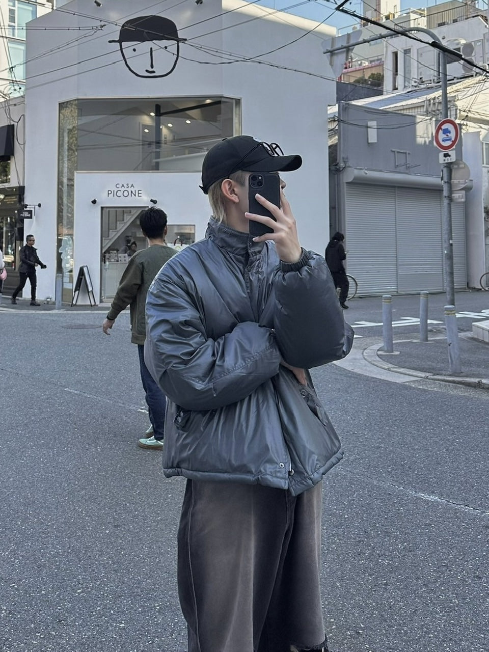 【Chikashitsu +】unisex padding blouson (4color) / 【チカシツプラス】ユニセックスパディングエムエーワン長袖ブルゾン