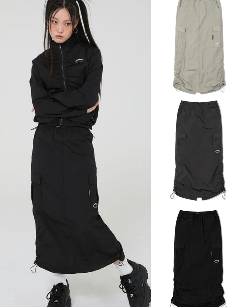 【Uglyshadow】OFFICIAL SHIRRING SKIRT