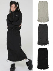 【Uglyshadow】OFFICIAL SHIRRING SKIRT