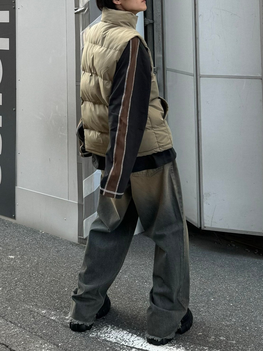 受注制【Chikashitsu +】padded vest (5color)