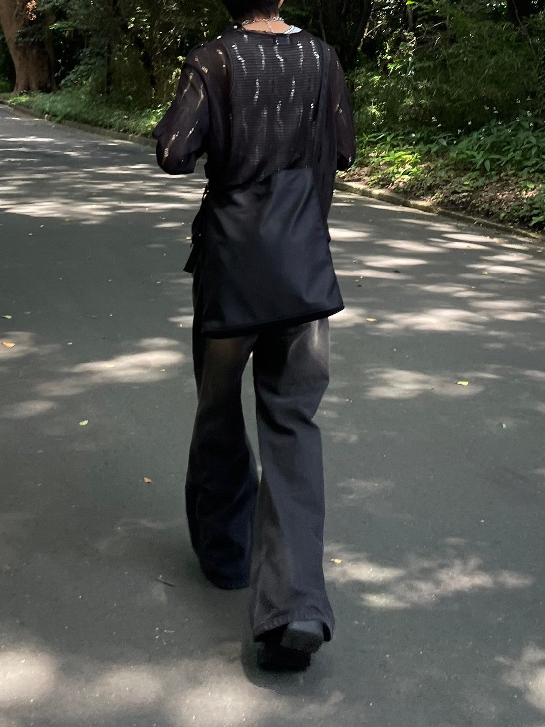 受注制【Chikashitsu +】shoulder button damage summer knit (3color)