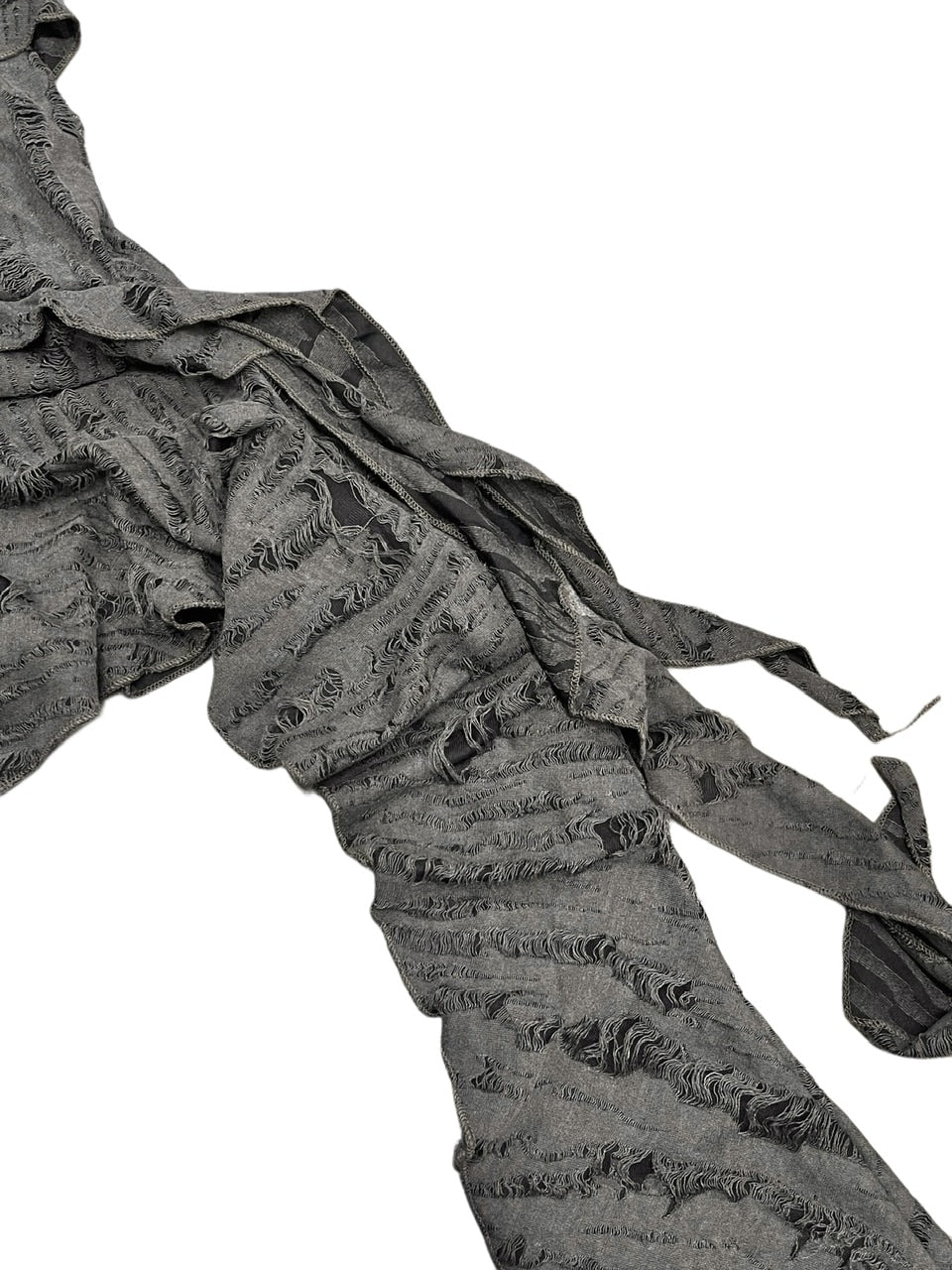 受注制【Never mind the XU】damage frill sleeveless (3color)