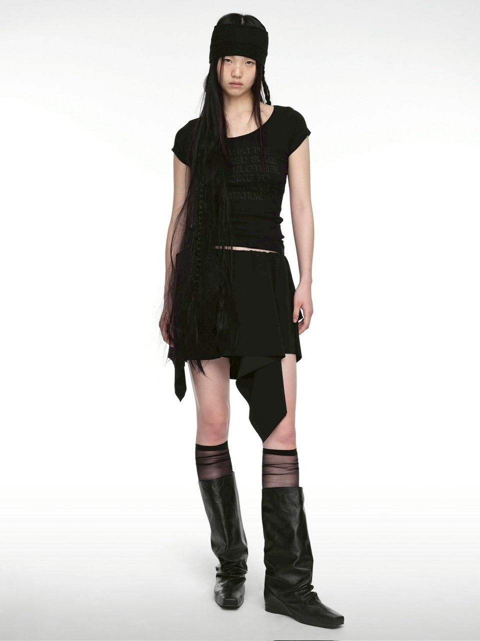 【NACHE】CONVEX PRINTED T-SHIRT