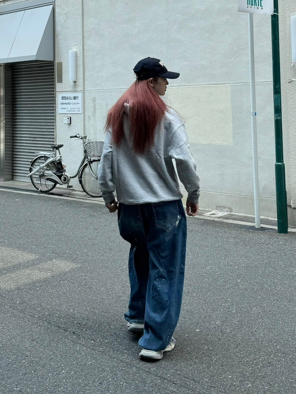 受注制【Chikashitsu +】painted buggy denim pants / 【チカシツプラス】ペイントバギーパンツデニムパンツ