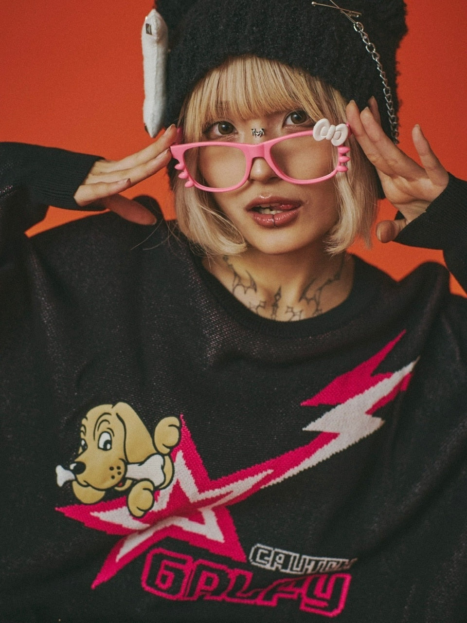 【GALFY】星のガルフィーニット / 【ガルフィー】ロゴ長袖セーター