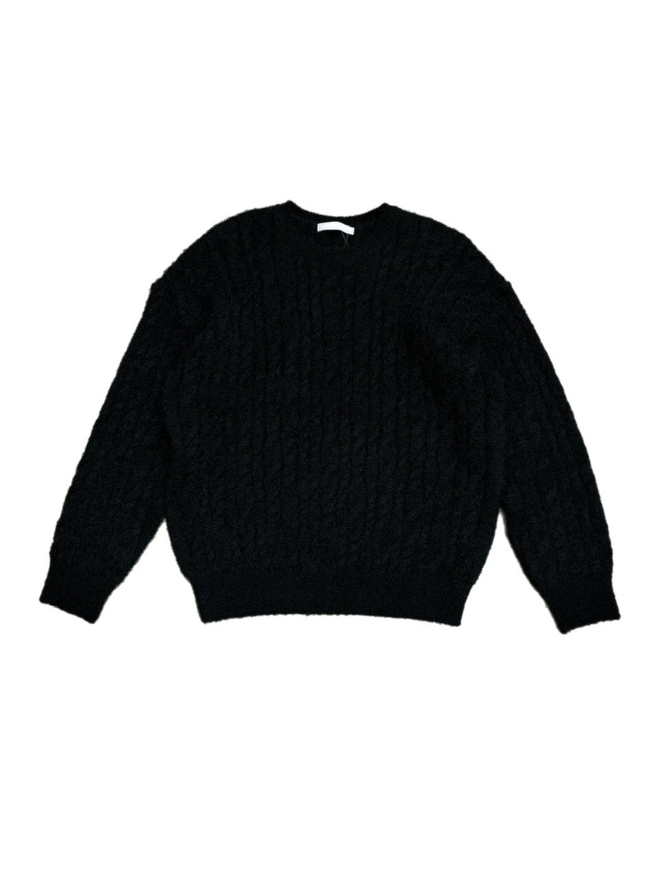 受注制【Chikashitsu +】angora like cable knit (3color)