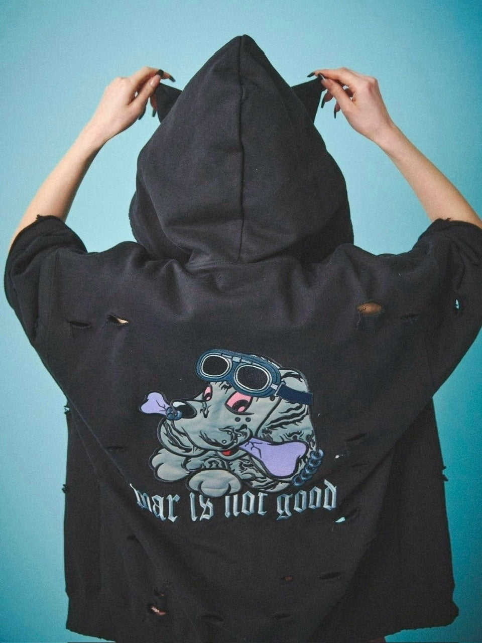 【GALFY】病みに染まりし反戦パーカー