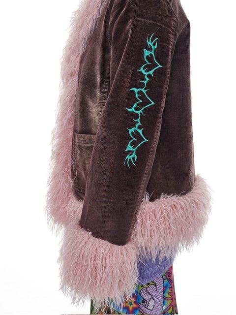 【YOUTHBATH】Fluffy washed jacket