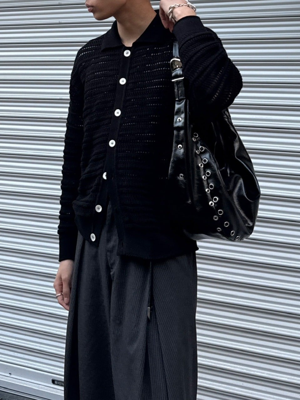 東京店WEB限定受注制【Chikashitsu +】eyelet cross bag