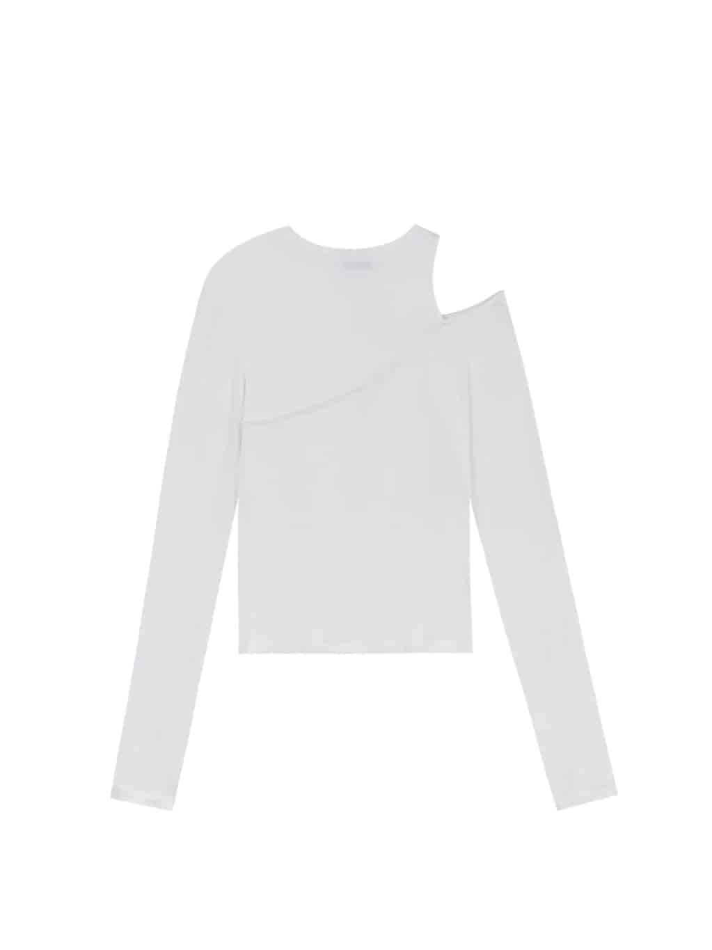 【ROCK CAKE】One Shoulder Layered Top