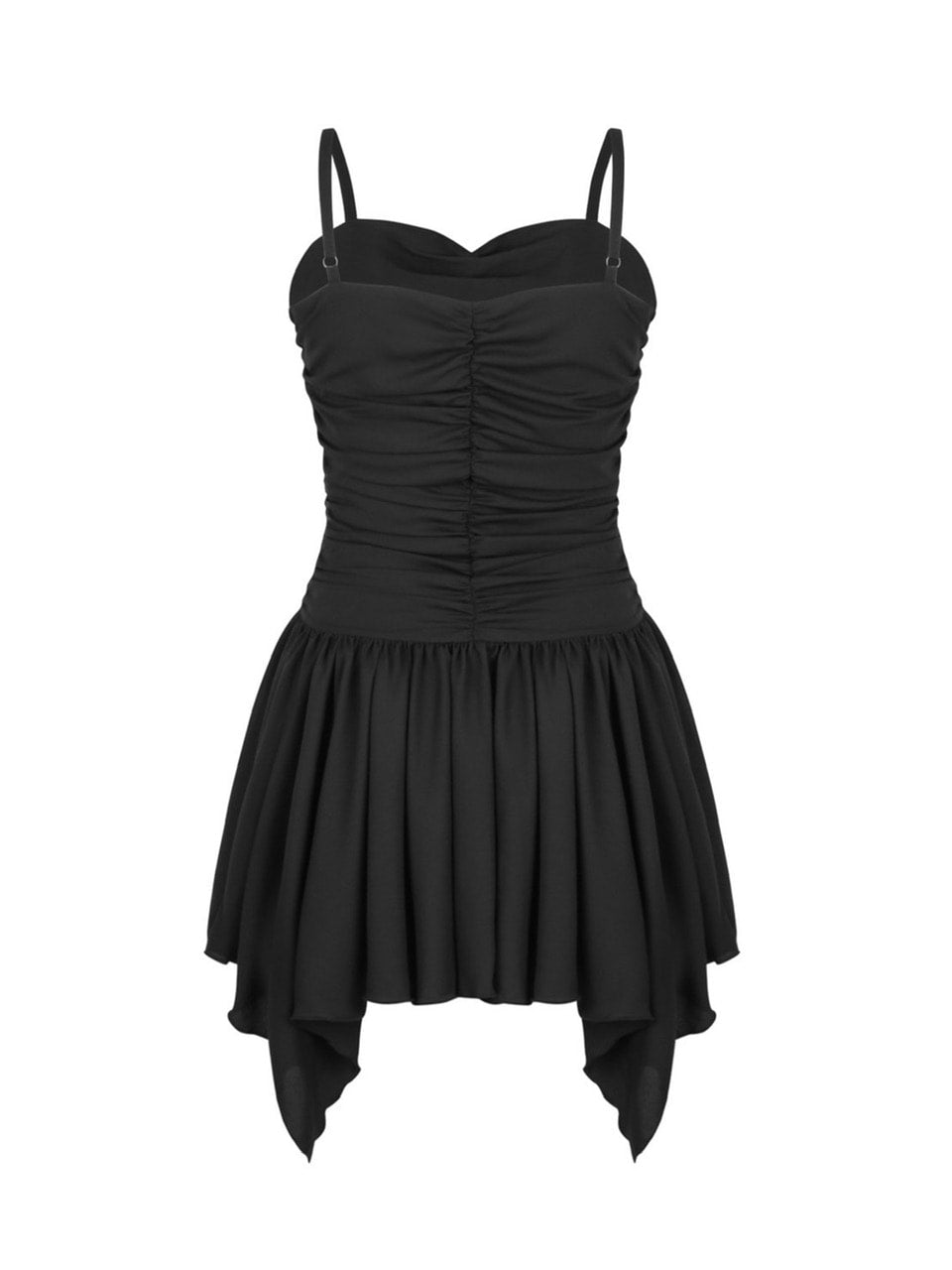 【ODDONEOUT】Shirring onepiece / 【オッドワンアウト】シャーリングキャミソールワンピース