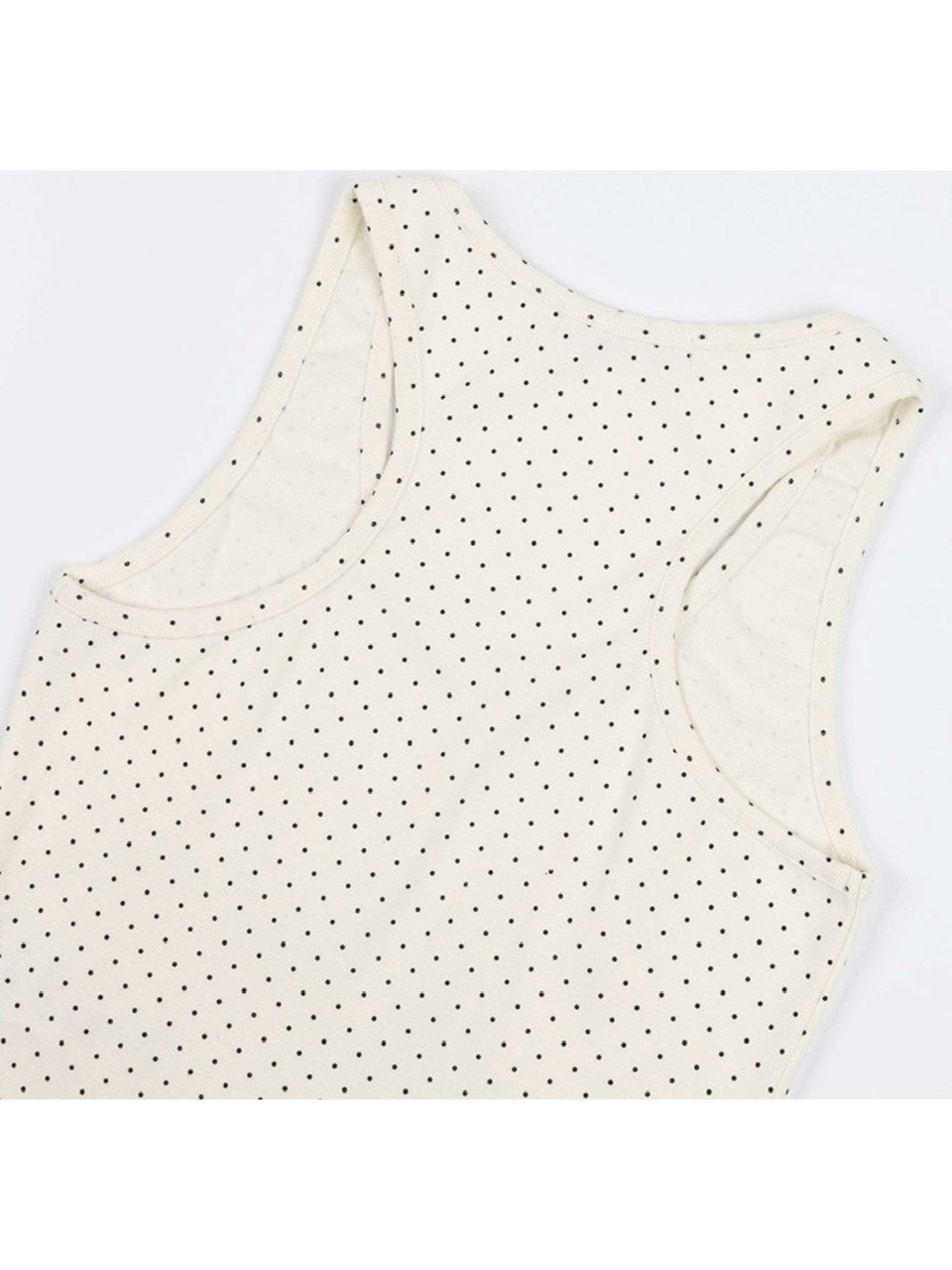 【FANCY CLUB】 Dot Button Sleeveless / 【ファンシークラブ】ドットボタンタンクトップ